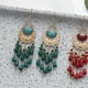 thumbnail image 3 of Pendientes largos de estilo bohemio con borlas vintage y cuentas, 3 of 5