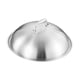 thumbnail image 2 of Tapa De Olla De Acero Inoxidable Tapa Universal De Sartén A Prueba De óxido Cubierta Wok Cubierta De 28 Cm De Diámetro Exterior, 2 of 5