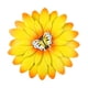 thumbnail image 1 of Flor De Metal Decoración De Pared Colgante Arte Flor Para Jardín Interior Exterior Balcón Amarillo, 1 of 5