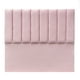 thumbnail image 1 of Respaldo Tubular Vertical King Felpa Rosado Claro, 1 of 3