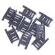 thumbnail image 2 of 10x Soportes Para Tarjetas SIM, Componente Profesional Para Reparación, Ranuras De 6 Pines, Conector De Asiento, 2 of 5