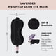 thumbnail image 2 of Eye Mask Kitsch Lavender Satin Sleep Mask Black, 2 of 7