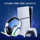 thumbnail image 2 of Audífonos inalámbricos para gaming SEJJ para PS5, PS4, PC y Mac - Blanco, 2 of 9