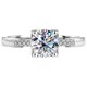 thumbnail image 2 of Anillos de Moissanita de Corte Redondo de 1 Uds para Mujer Color D VVS1 Anillos de Diamante de Plata Esterlina S925 Rojo/azul/rosa Bandas de Boda de Moissanita con Certificado, 2 of 9