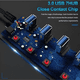 thumbnail image 2 of Hub splitter USB 3.0 a 4 USB 3.0 Windows Mac con LED #2, 2 of 3