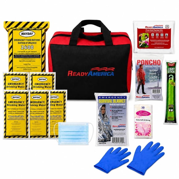 Kit de Supervivencia Ready America 1 Persona 3 Días (Bolsa)