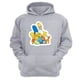 thumbnail image 1 of Polerón Canguro Familia Amarilla Gris Claro Talla Xl Unisex, 1 of 3