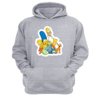 Genérico - Polerón Canguro Familia Amarilla Gris Claro Talla S Unisex