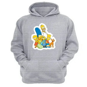 Genérico - Polerón Canguro Familia Amarilla Gris Claro Talla Xs Unisex