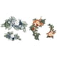 thumbnail image 2 of Botín De Flores Artificiales Colgantes Para Fiesta Rosa Blanco Azul, 2 of 5