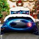 thumbnail image 1 of Football Glow Effect Print Duvet Cover Set Bedding Set Duvet Cover + Pillowcase All Seasons Universal Home Bedroom Guest Room Essential Perfect Gift for Family, 1 of 1