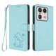 thumbnail image 1 of Funda de Gato tipo Libro para Motorola Edge 50 Ultra 5G, Verde Claro, 1 of 6