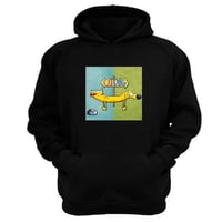 Genérico - Polerón Canguro Cat Dog Negro Talla S Unisex