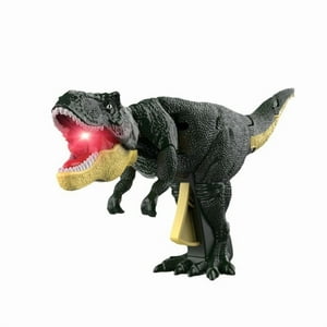 Babyluna - T-Rex Retráctil Con Sonido Mordida Animada Mecánico Y Compacto