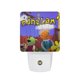 thumbnail image 1 of Nanalan Luz nocturna LED con sensor de anochecer a amanecer para dormitorio, baño, pasillo, escaleras - Lámpara LED nocturna de enchufe, 0.5W - 1 pieza, 1 of 6