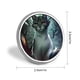 thumbnail image 2 of Insignia Desmarcar Gatos Guerreros 2.8 cm, 2 of 6