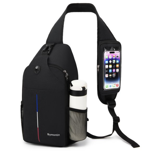 Mochila bandolera Bymontin 6 L con bolsillo táctil para pantalla