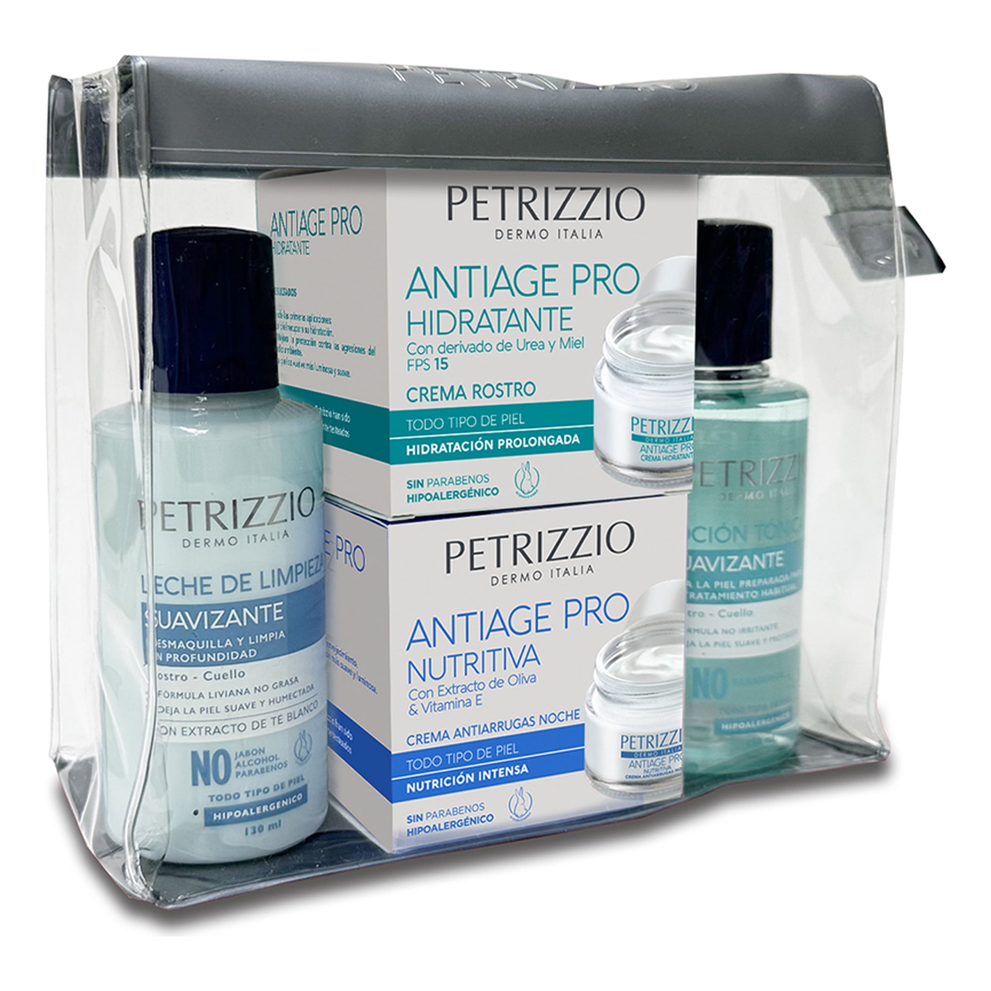 Petrizzio - Limpieza Facial Hidratación Cuatripack