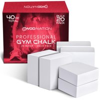 Bloques De Tiza Para Gimnasio, Wod Nation Grip, 60 G, Paquete De 20