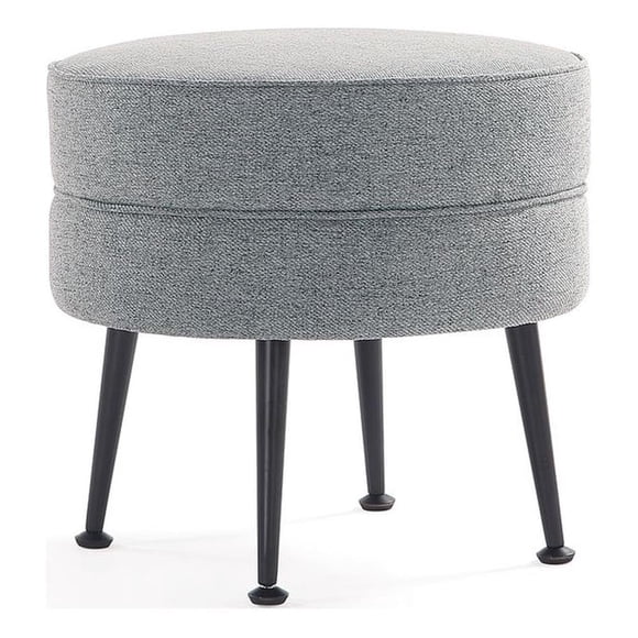 Ottoman Manhattan Comfort Bailey moderno de mediados de siglo gris
