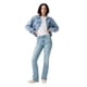 thumbnail image 1 of Jeans GAP para mujer, corte bota de bebé, mezclilla, lavado claro, 32, 1 of 8