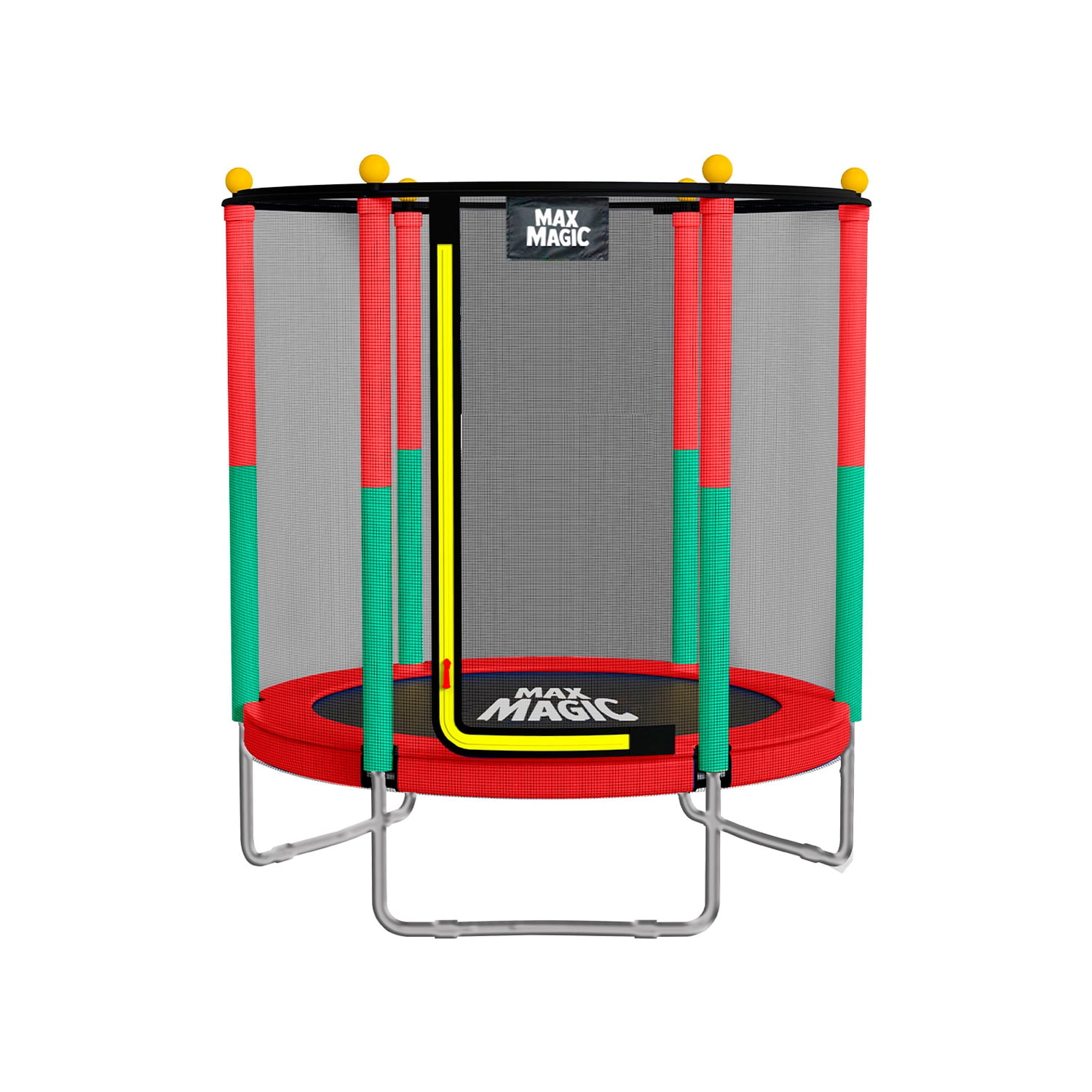 Max Magic - Cama Elástica 152 Cm Rojo