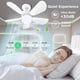 thumbnail image 3 of Ventilador de Techo con Luz QiyuanLS Pack 2 48 cm 5 Aspas con Control Remoto, 3 of 3