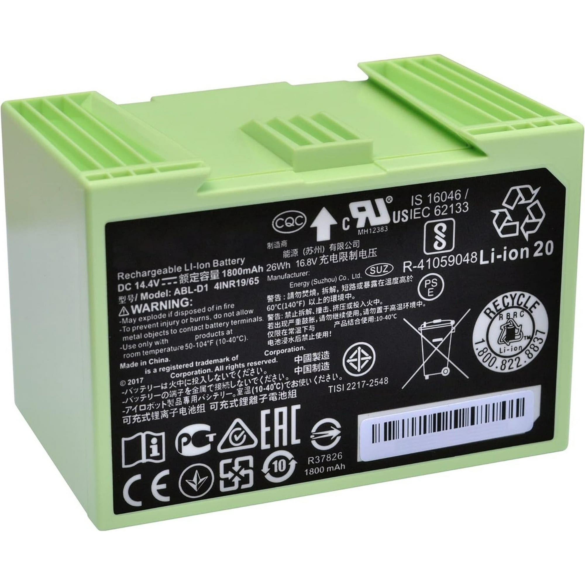 Genérico - Bateria Para Irobot Roomba E E5 E6 E I3 I4 I6 I7 I7+ I8 Plus