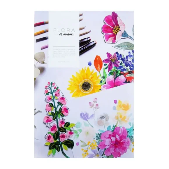 Libro para Colorear Flora Jo Jiménez