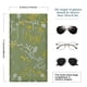 thumbnail image 5 of Funda para Anteojos MoKo Doble Grande Floral Verde Amarillo, 5 of 7