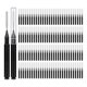 thumbnail image 1 of Xiao Hua Cepillo interdental de 120 Pzas, Cepillo de Limpieza para Brackets, Herramienta de Limpieza Dental Cepillo interdental en Espiral, Cepillo interdental Desechable Cepillo para Pestañas, Negro, 1 of 4