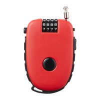 Ioensy - Cerraduras De Cable De Acero, Piezas De Bicicleta, Cerraduras Telescópicas Multiusos Portátiles De Alambre De Acero