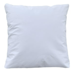 Elizabeth Peper - Cojin Decorativo Ecocuero Blanco 50X50 Relleno