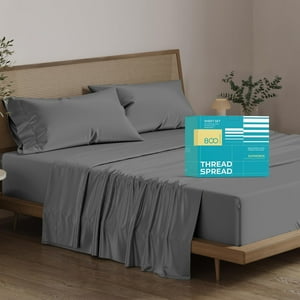 Juego De Sábanas Thread Spread, 100% Algodón Egipcio, 800 Hilos, Completo