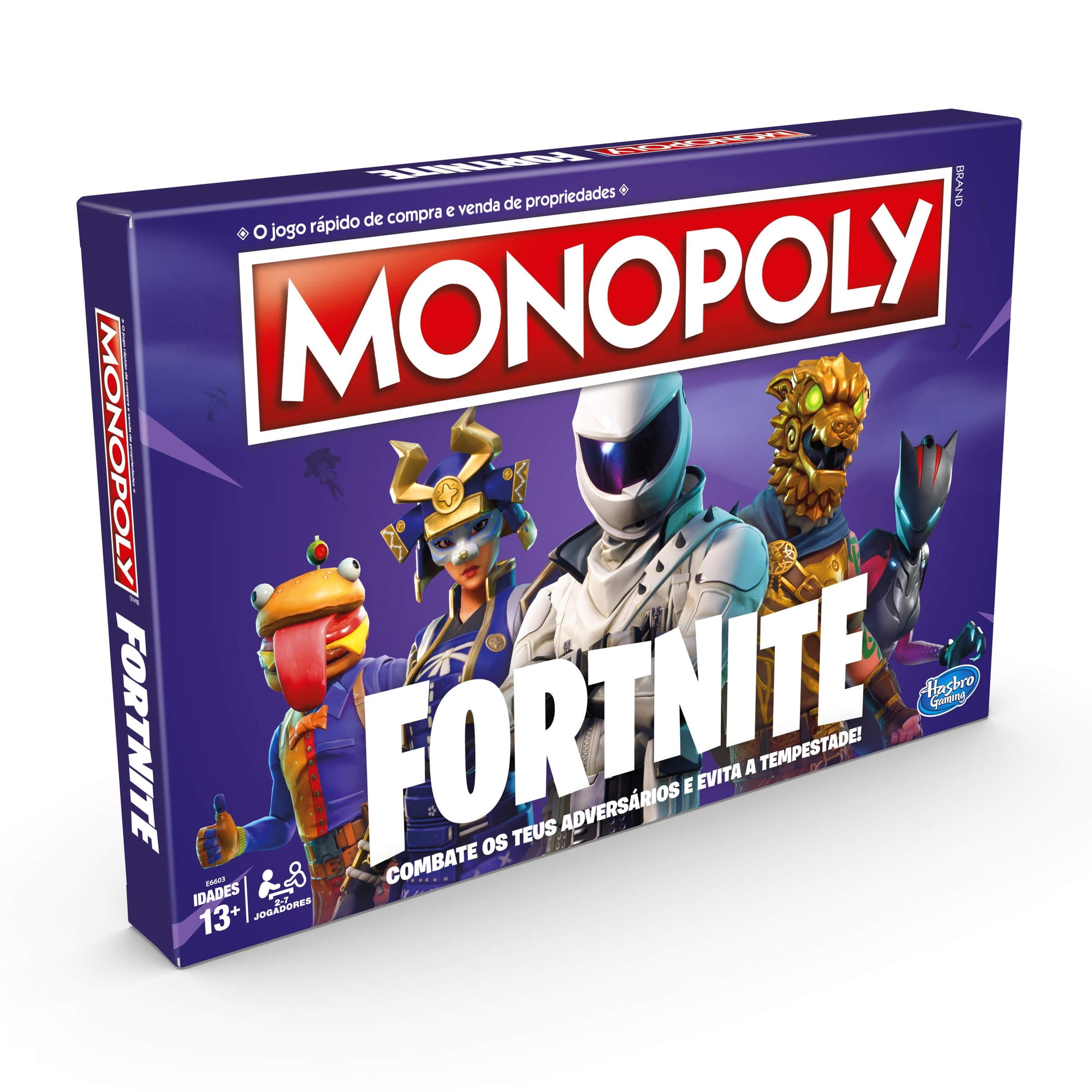 Juego De Mesa Hasbro Monopoly Edición Supervivencia Fortnite