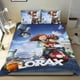 thumbnail image 1 of Lorax Conjunto de sábanas temático, trío de piezas, cómodo y amigable con la piel, diseño único, regalo de decoración para el hogar para familiares, amigos y fans,135cm *200cm, 1 of 6