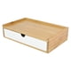thumbnail image 2 of Cajón De Almacenamiento De Escritorio De Bambú, Suministros De Tijeras Premium Para Estudio, Ba?o, Blanco De Una Sola Capa, 2 of 5