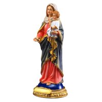 Magideal - Resina María Bebé Jesús Estatua Estatuilla Escultura Escritorio Exhibición Arte Colección De Artesanía Religiosa Cristo Para Navidad Hogar