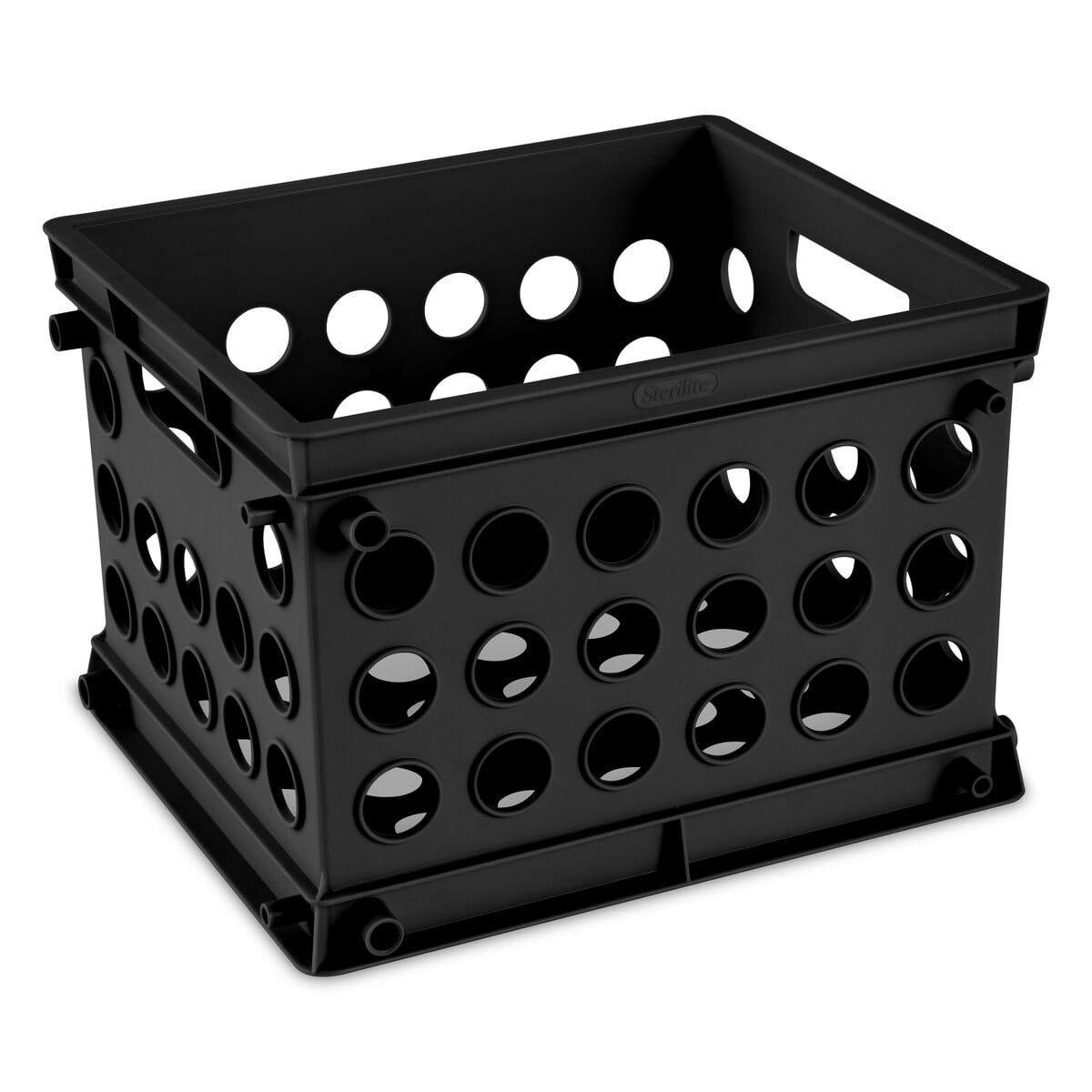 Caja Organizadora Plástica Sterilite Mini Negra 23x19x15cm