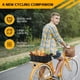 thumbnail image 4 of Canasta trasera reforzada para bicicleta Auwey con forro y red, 4 of 7