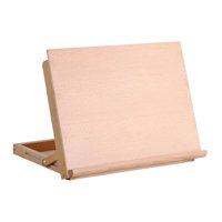 Bothyi - Caballete De Mesa, Tablero De Dibujo Portátil De Escritorio Para Estudiantes De Acuarela, Pequeño, 43X32Cm