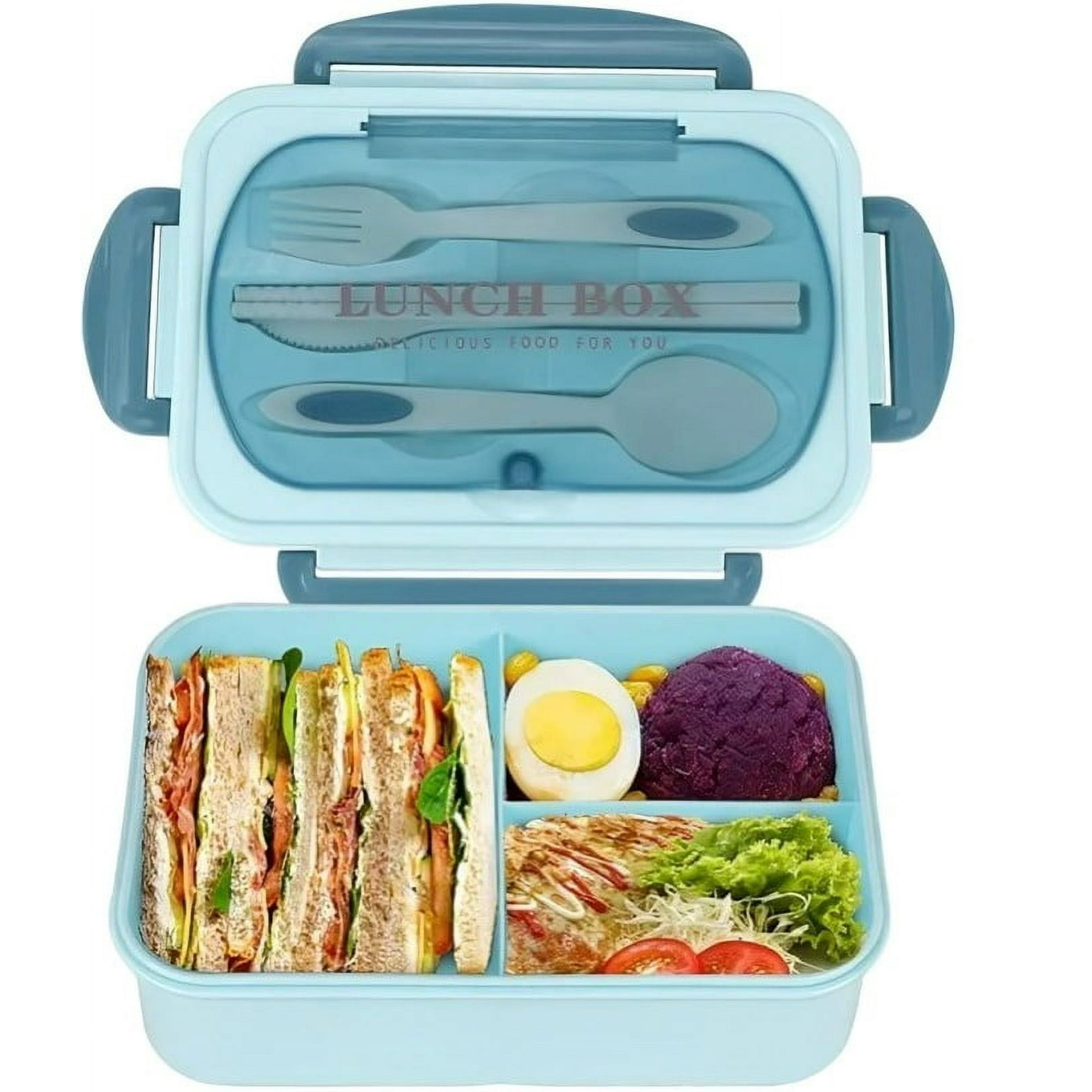 Genérico - Taper Hermico Para Comidas Contenedor + Cubiertos