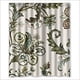 thumbnail image 1 of Cortina de ducha abstracta floral, juego de cortina de baño con ganchos, tamaño 60 x 72 pulgadas, 1 of 3