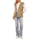 thumbnail image 2 of INSPIRE CHIC Chaleco Acolchado para Mujer de Invierno sin Mangas Sobredimensionado con Capucha y Cremallera M Caqui, 2 of 6