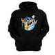thumbnail image 1 of Polerón Canguro Dibujos Animados Lt Negro Talla Xl Unisex, 1 of 3