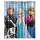 thumbnail image 1 of Cortina de ducha con póster de Elsa y Anna de Frozen de Anime, juego de cortina de baño con ganchos, tamaño 60 x 72 pulgadas, 1 of 3