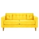 thumbnail image 1 of Sofa New Retro 3c Felpa 01 Amarillo, 1 of 6