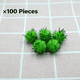 thumbnail image 1 of suxuMhao Pompones Verdes Rosas para Manualidades Pompones de Oropel Esponjosos con Brillo Pompones Decoración de Ropa 0.98 Inch 100 Pzas Pompones Al por Mayor para Manualidades DIY Adornos de Fiesta, 1 of 3
