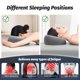 thumbnail image 3 of Almohada de masaje Xiaomubiao boca abajo para cama con funda extraíble, 3 of 8