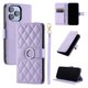 thumbnail image 1 of Funda Acolchada con Anilla y Correa para iPhone 16 Pro Slots para Tarjetas Morado, 1 of 5